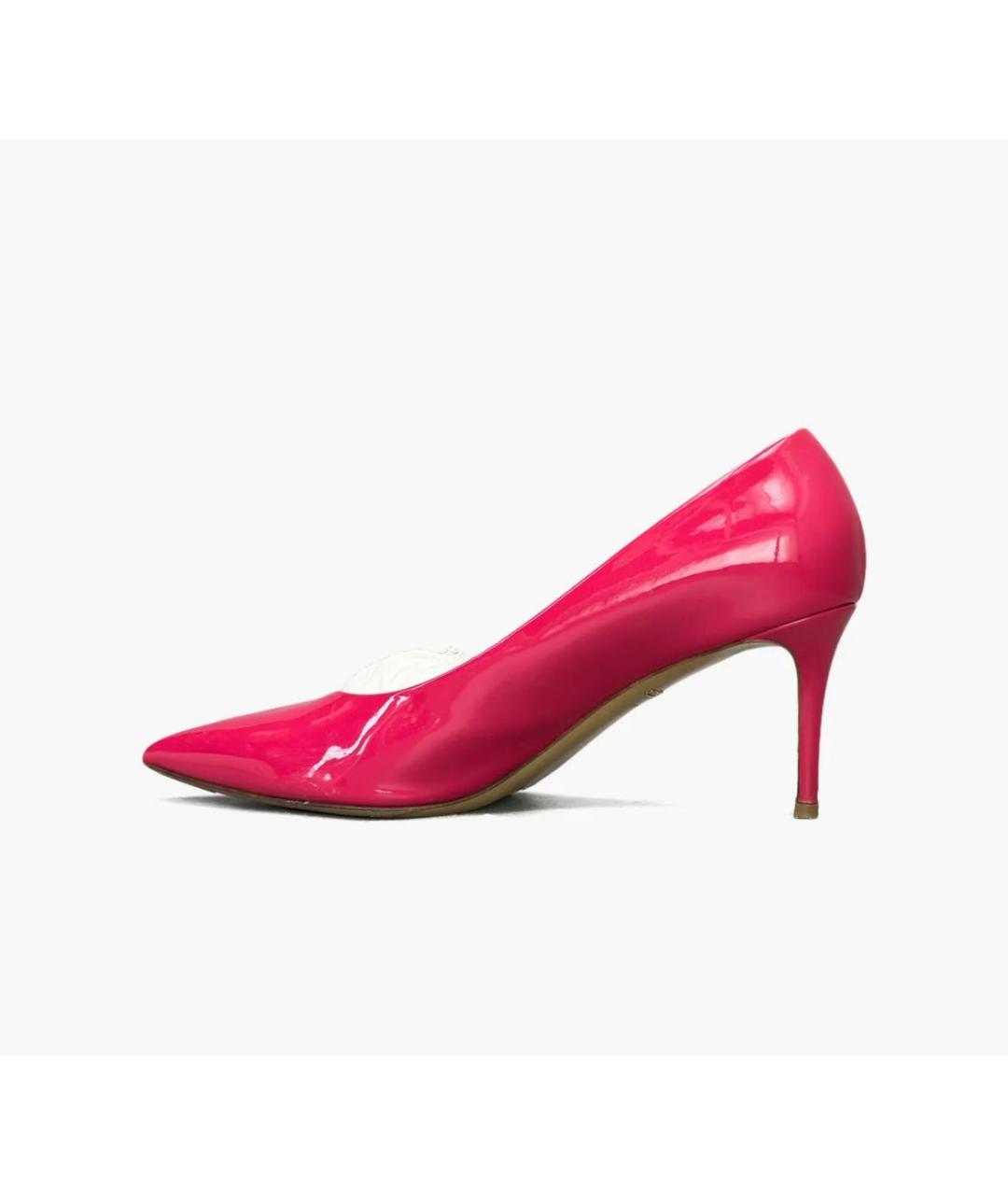 FERRAGAMO Розовые туфли из лакированной кожи, фото 6