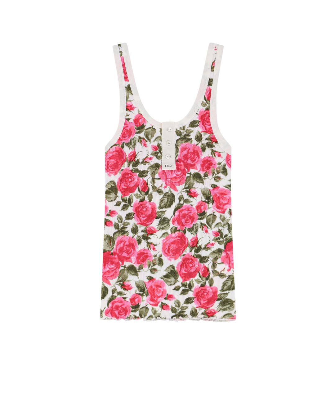 CHLOE Мульти хлопковая майка, фото 4