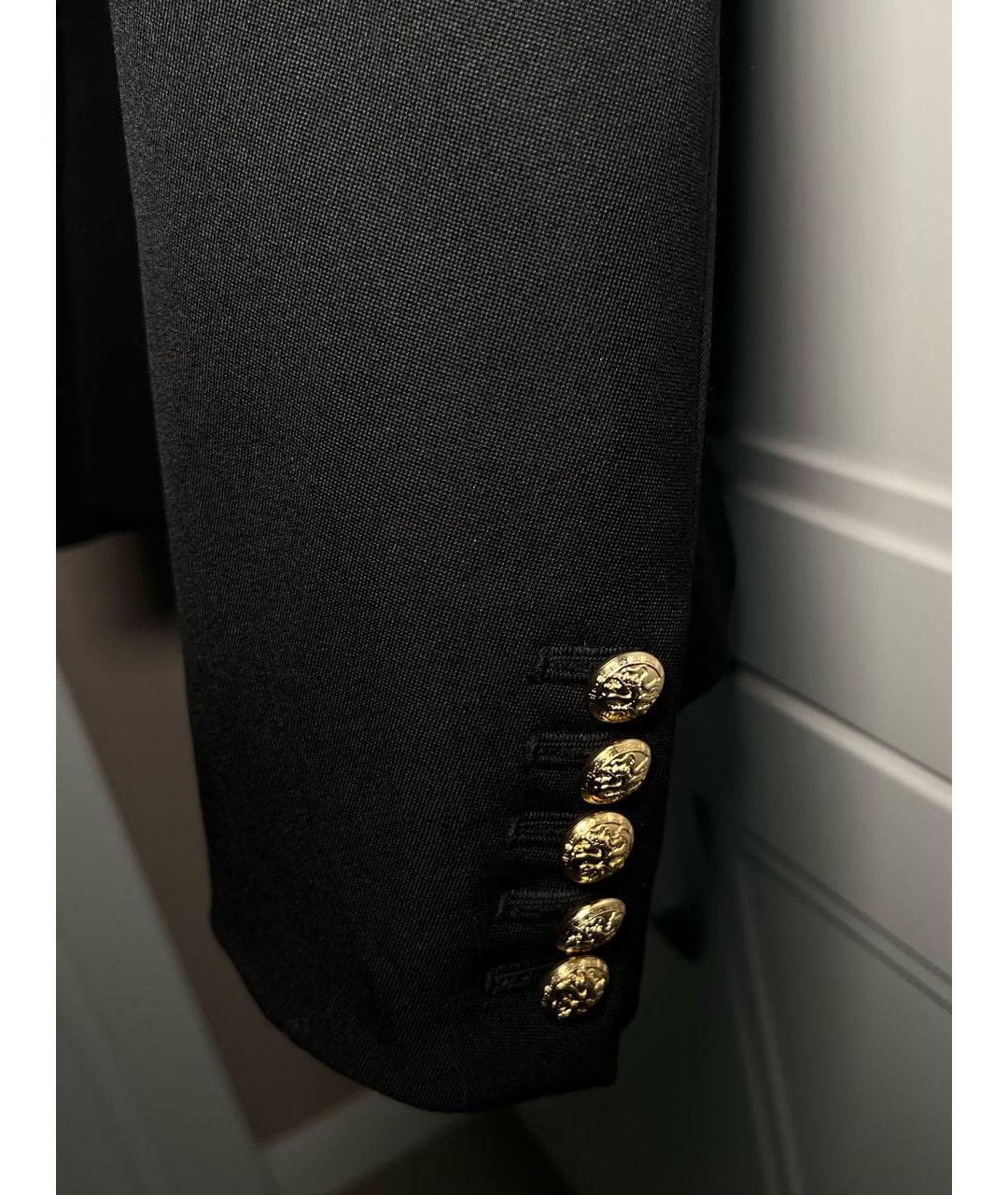 BALMAIN Черный шерстяной жакет/пиджак, фото 3