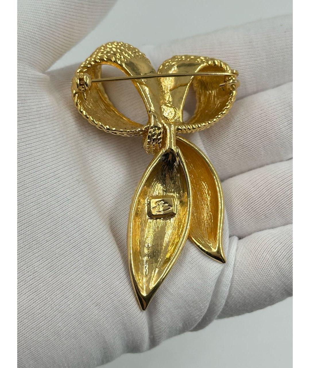 BALMAIN Золотая позолоченная булавка / брошь, фото 4
