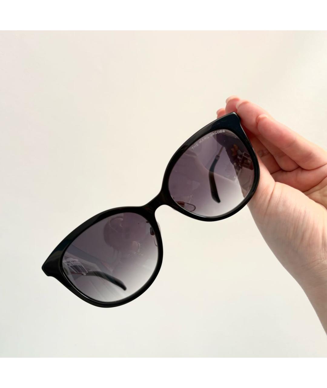 MARC JACOBS Черные пластиковые солнцезащитные очки, фото 4