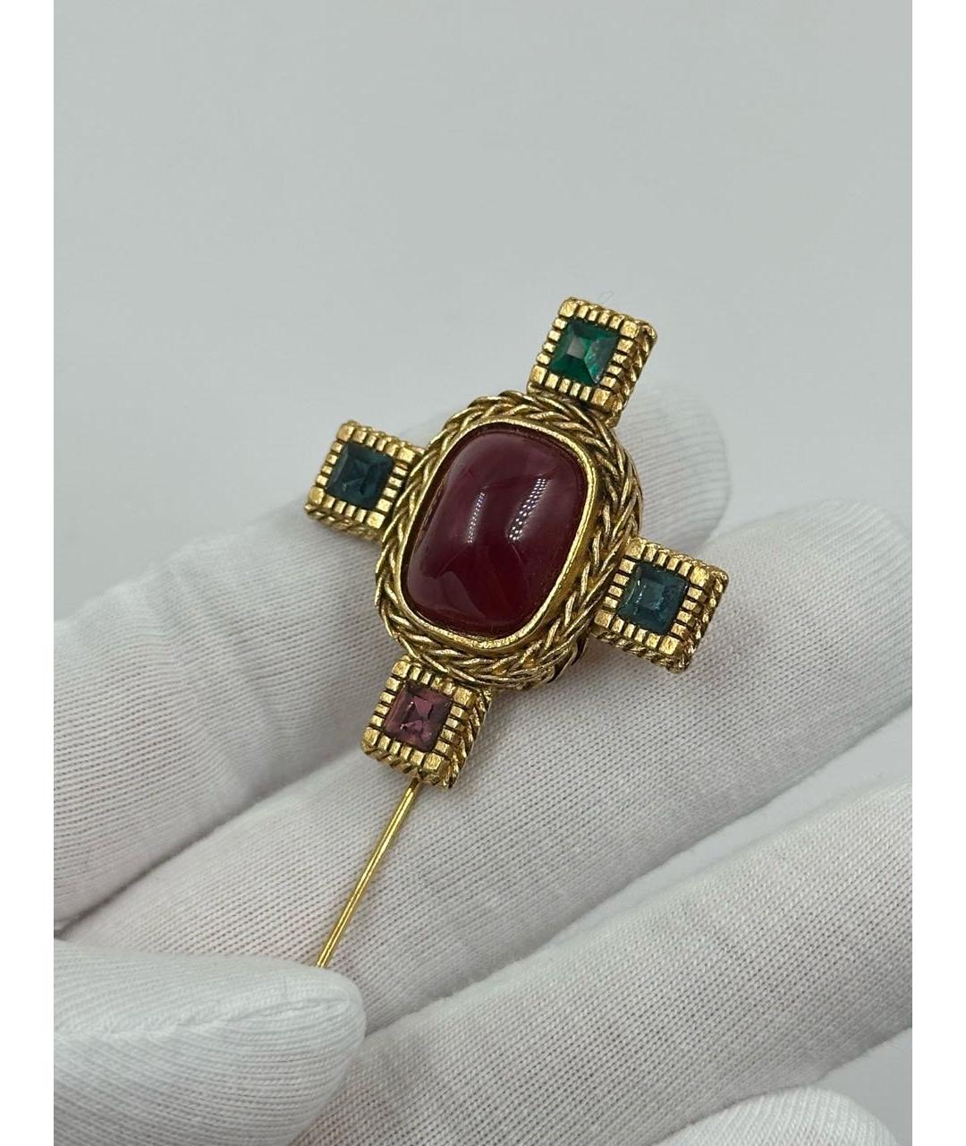 GIVENCHY Мульти позолоченная булавка / брошь, фото 4