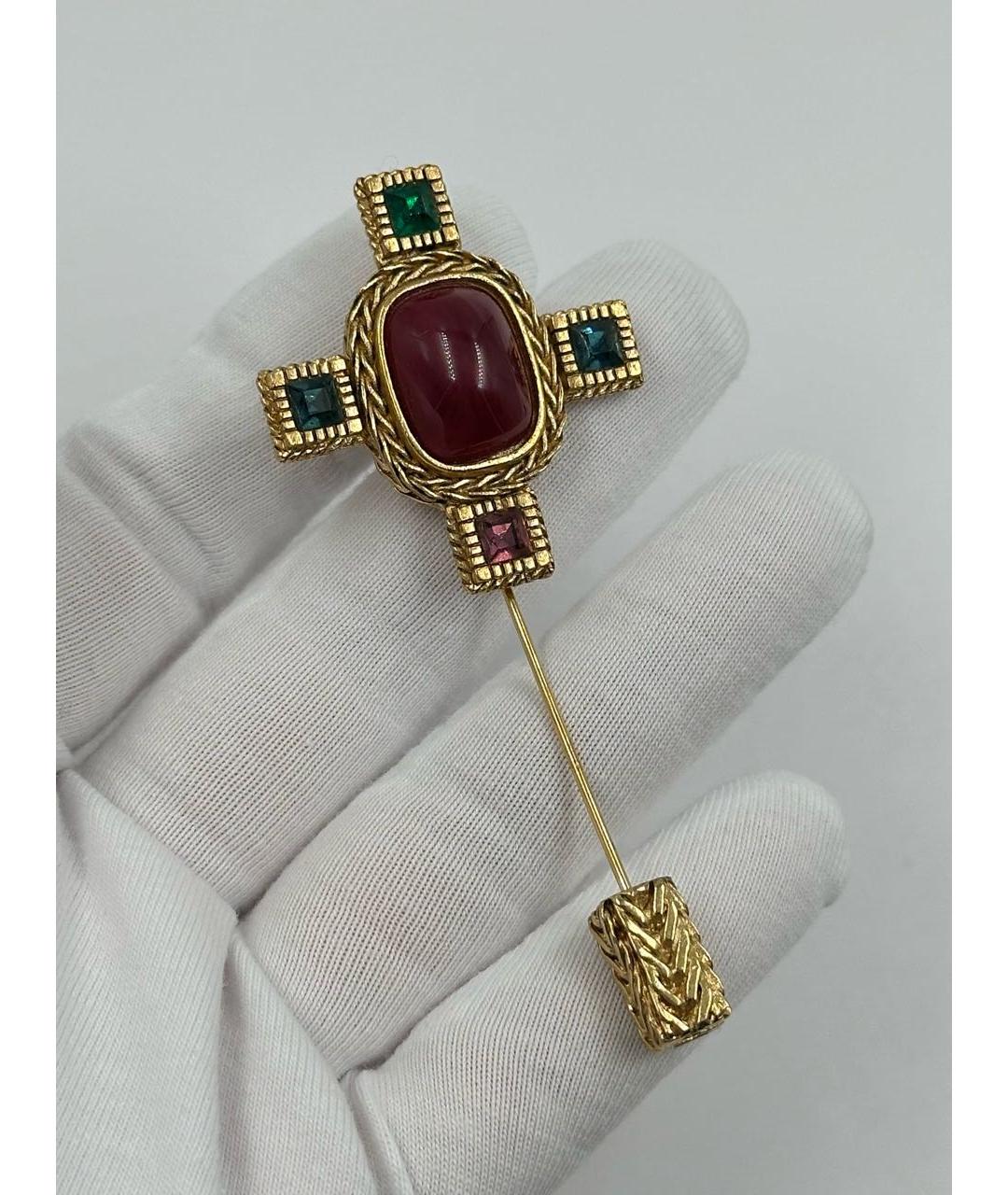 GIVENCHY Мульти позолоченная булавка / брошь, фото 2