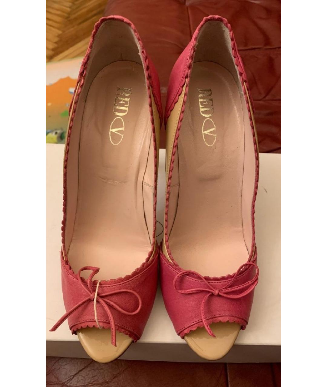 RED VALENTINO Мульти кожаные туфли, фото 2