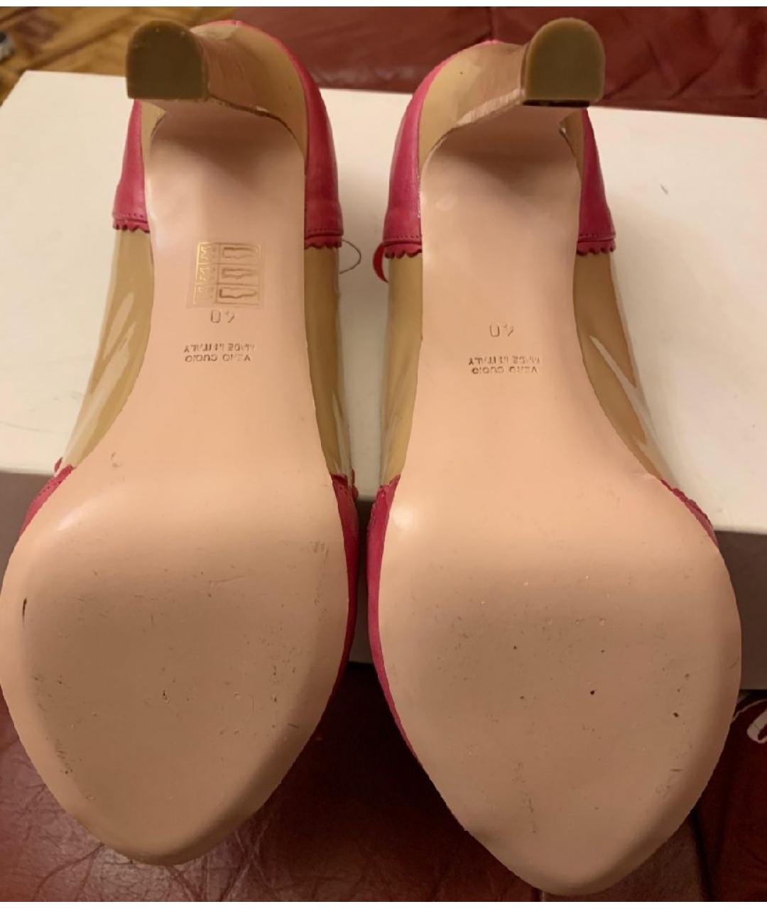 RED VALENTINO Мульти кожаные туфли, фото 5