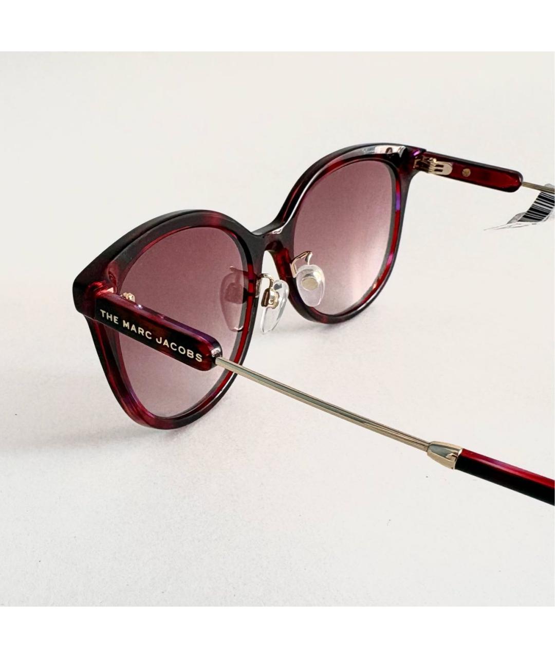 MARC JACOBS Бордовые пластиковые солнцезащитные очки, фото 4