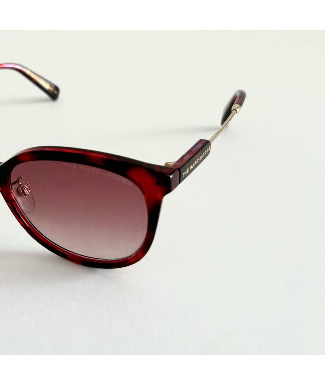 MARC JACOBS Бордовые пластиковые солнцезащитные очки, фото 3