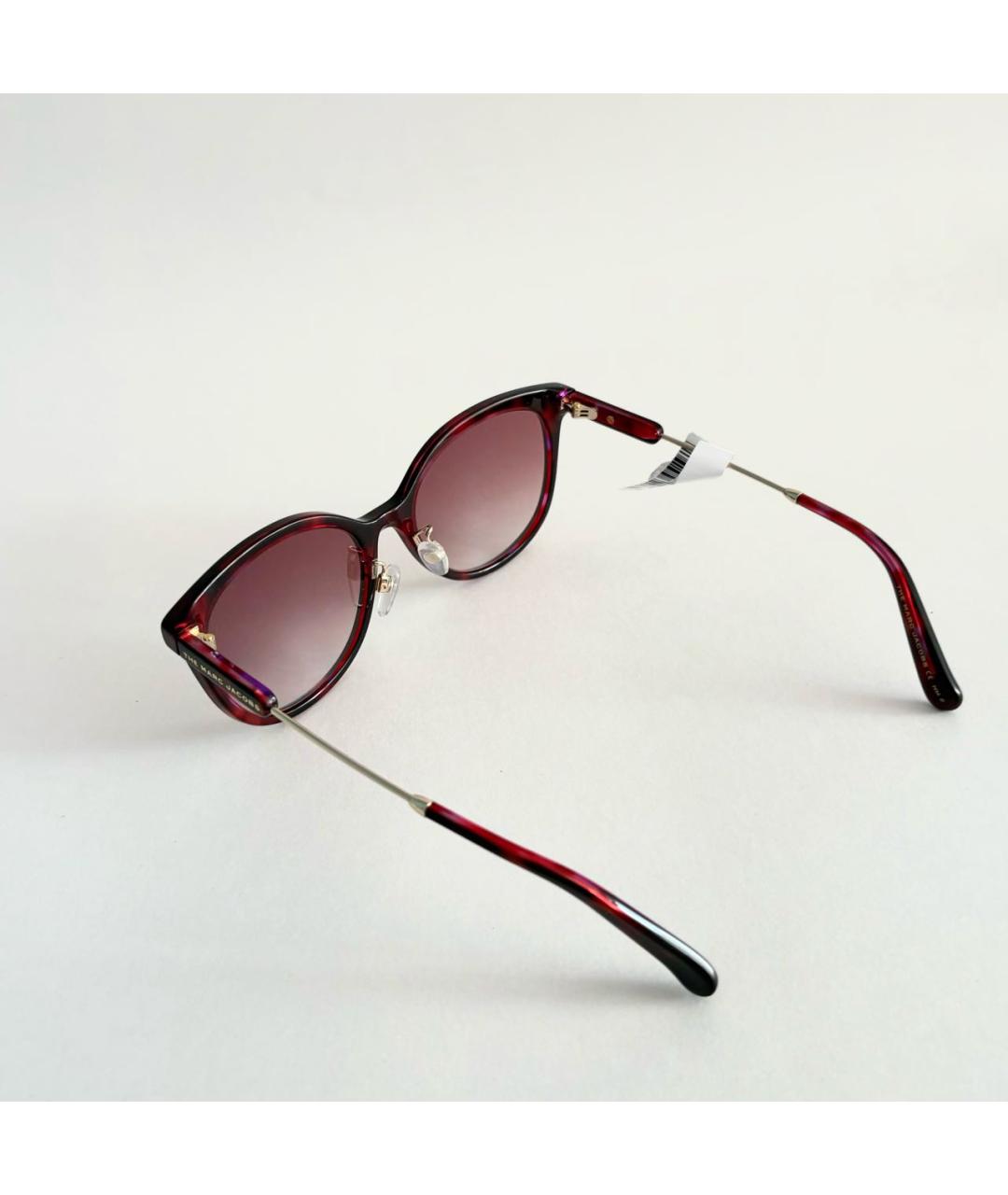 MARC JACOBS Бордовые пластиковые солнцезащитные очки, фото 5