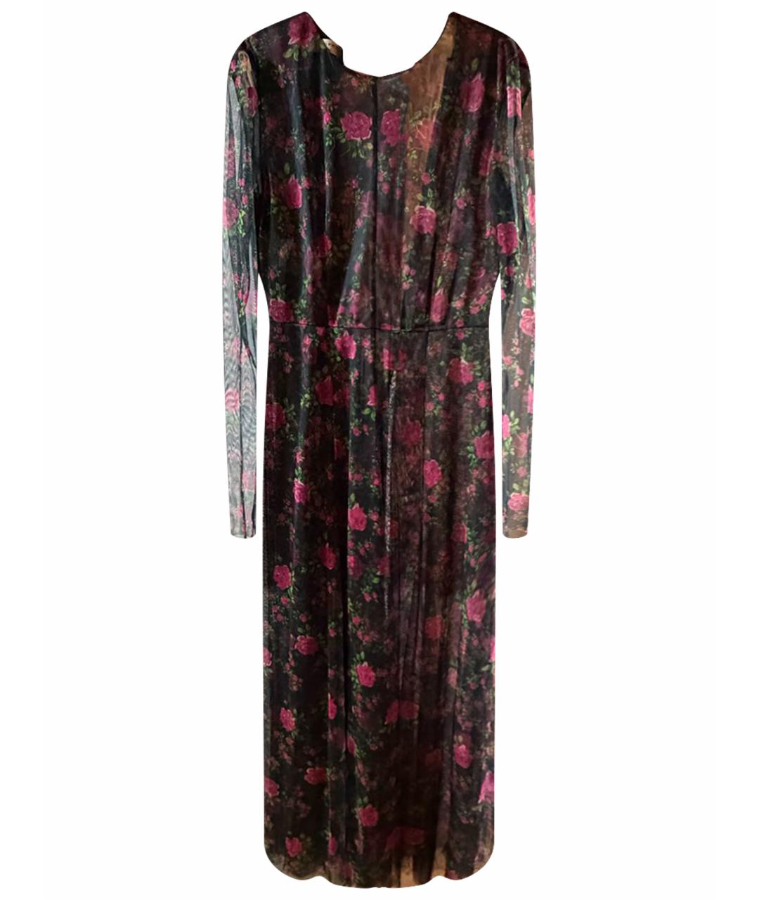 PHILOSOPHY DI LORENZO SERAFINI Черное полиэстеровое вечернее платье, фото 1