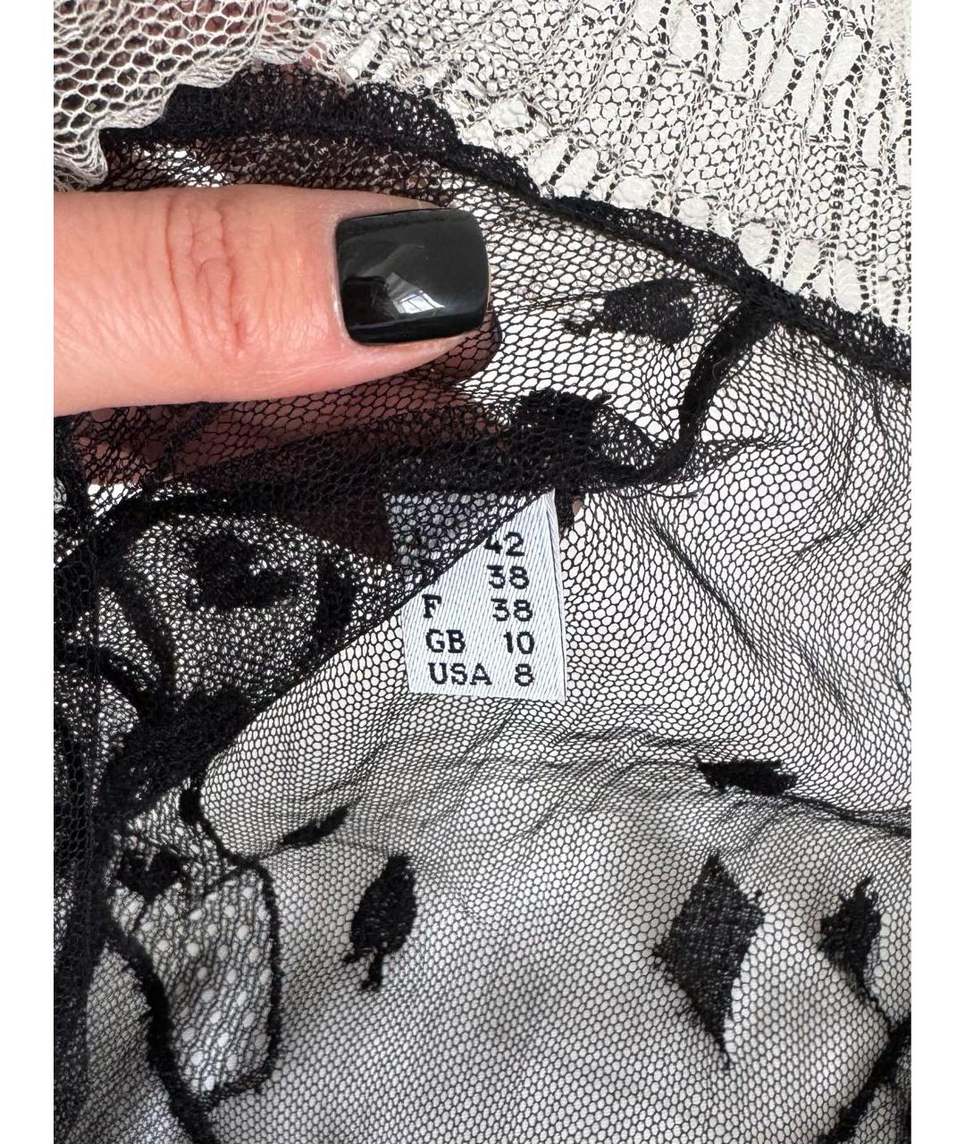 JEAN PAUL GAULTIER Черная шелковая блузы, фото 3