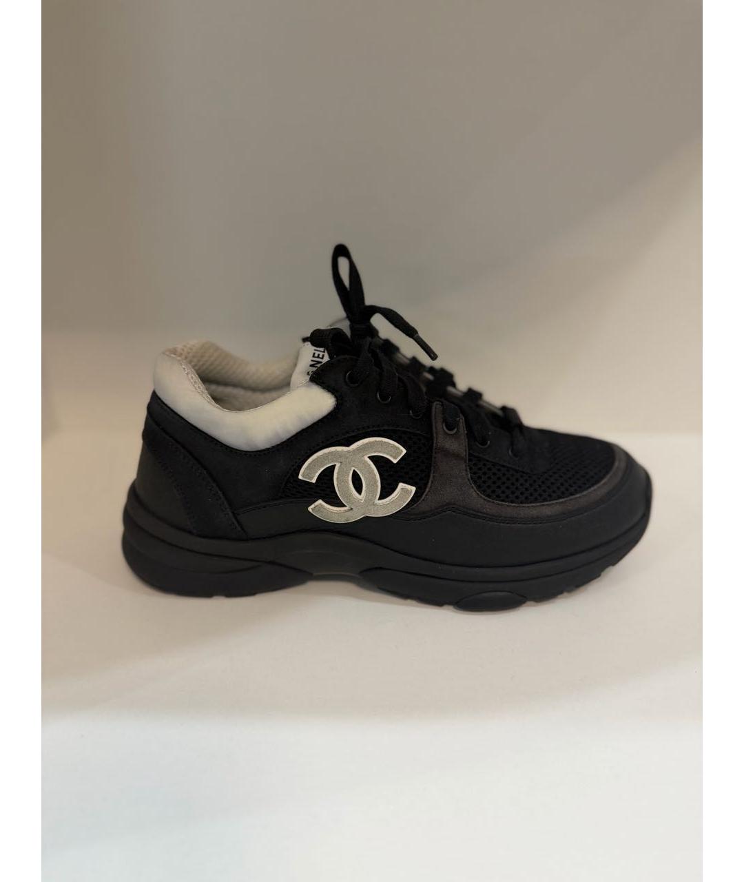 CHANEL Черные кроссовки, фото 8