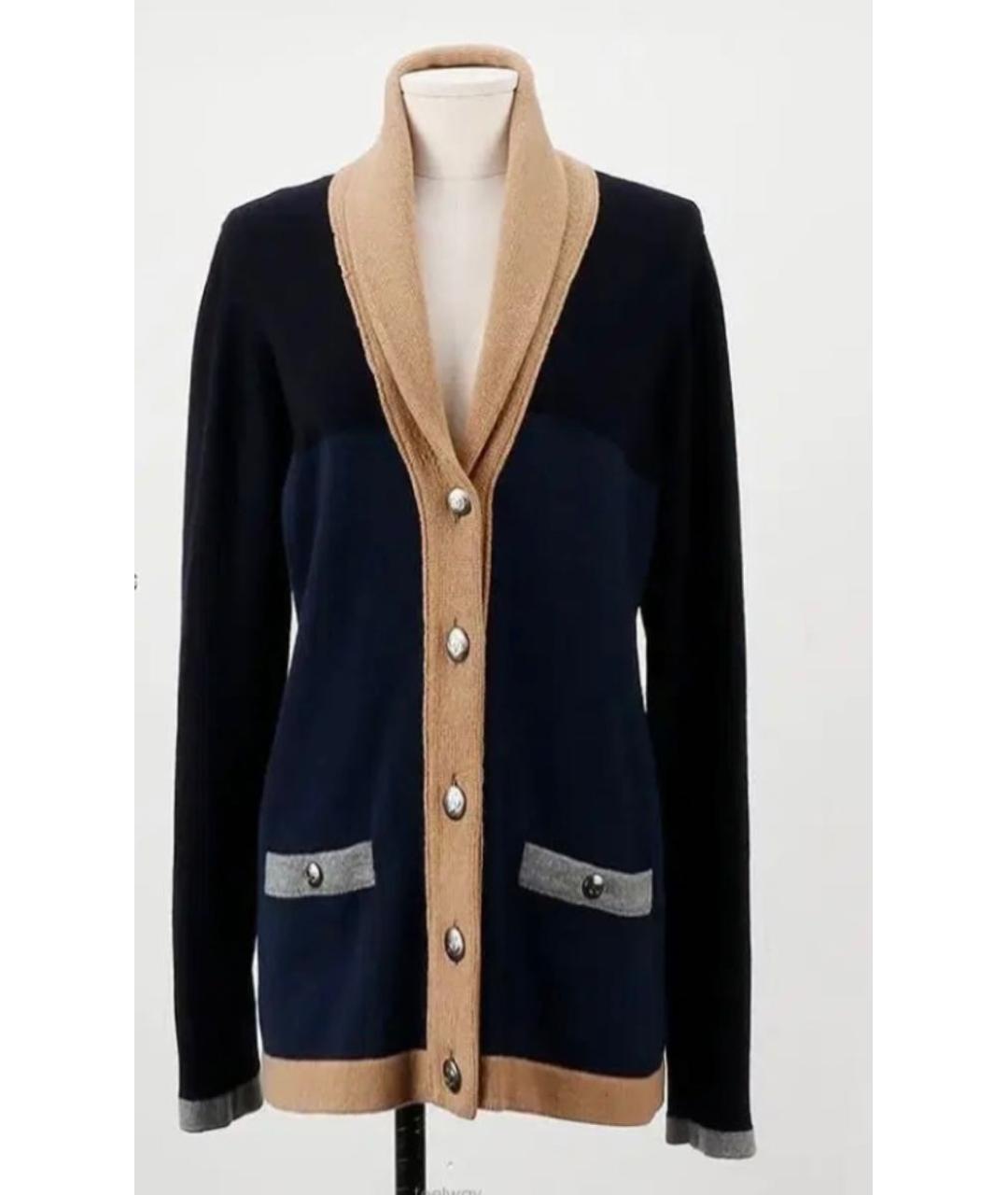 CHANEL Темно-синий кашемировый жакет/пиджак, фото 8