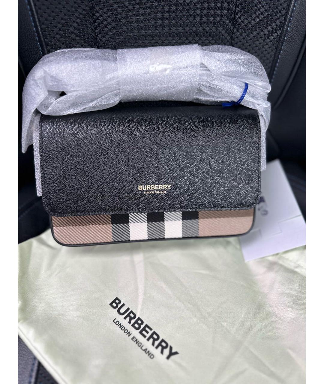 BURBERRY Черная сумка через плечо, фото 7