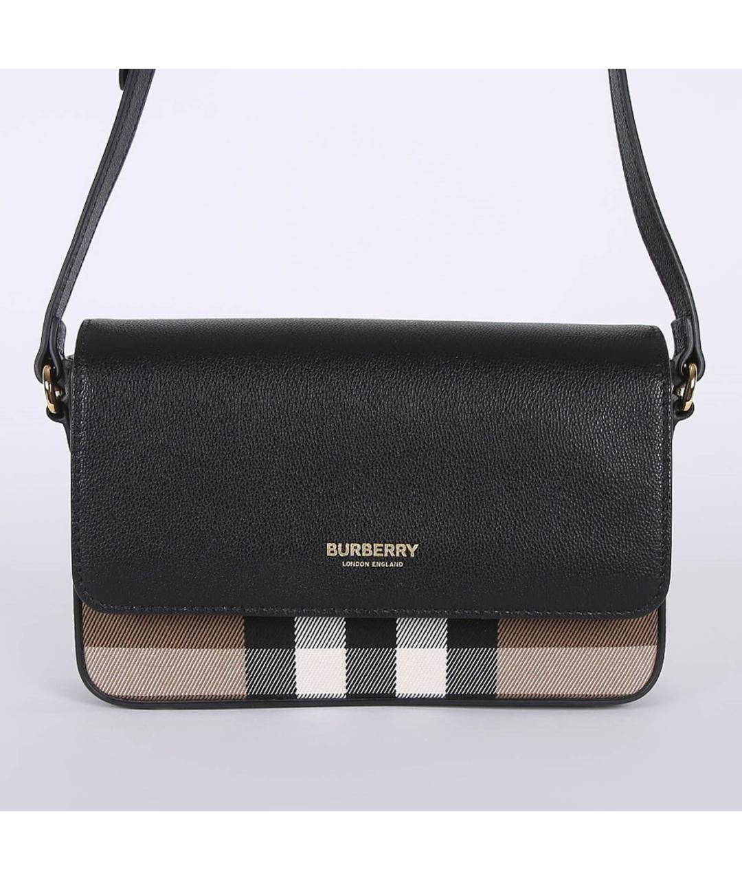 BURBERRY Черная сумка через плечо, фото 8