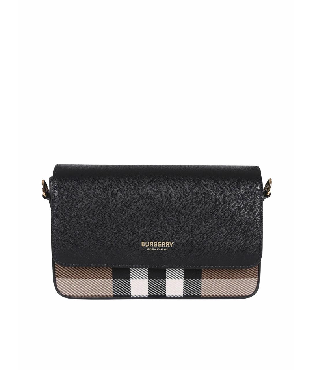 BURBERRY Черная сумка через плечо, фото 1