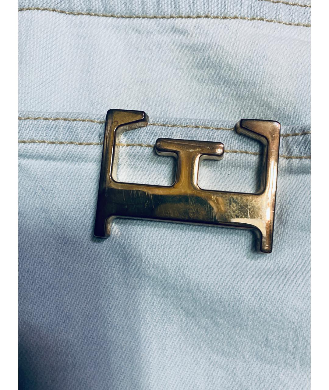 ESCADA Голубая хлопко-эластановая парка, фото 4