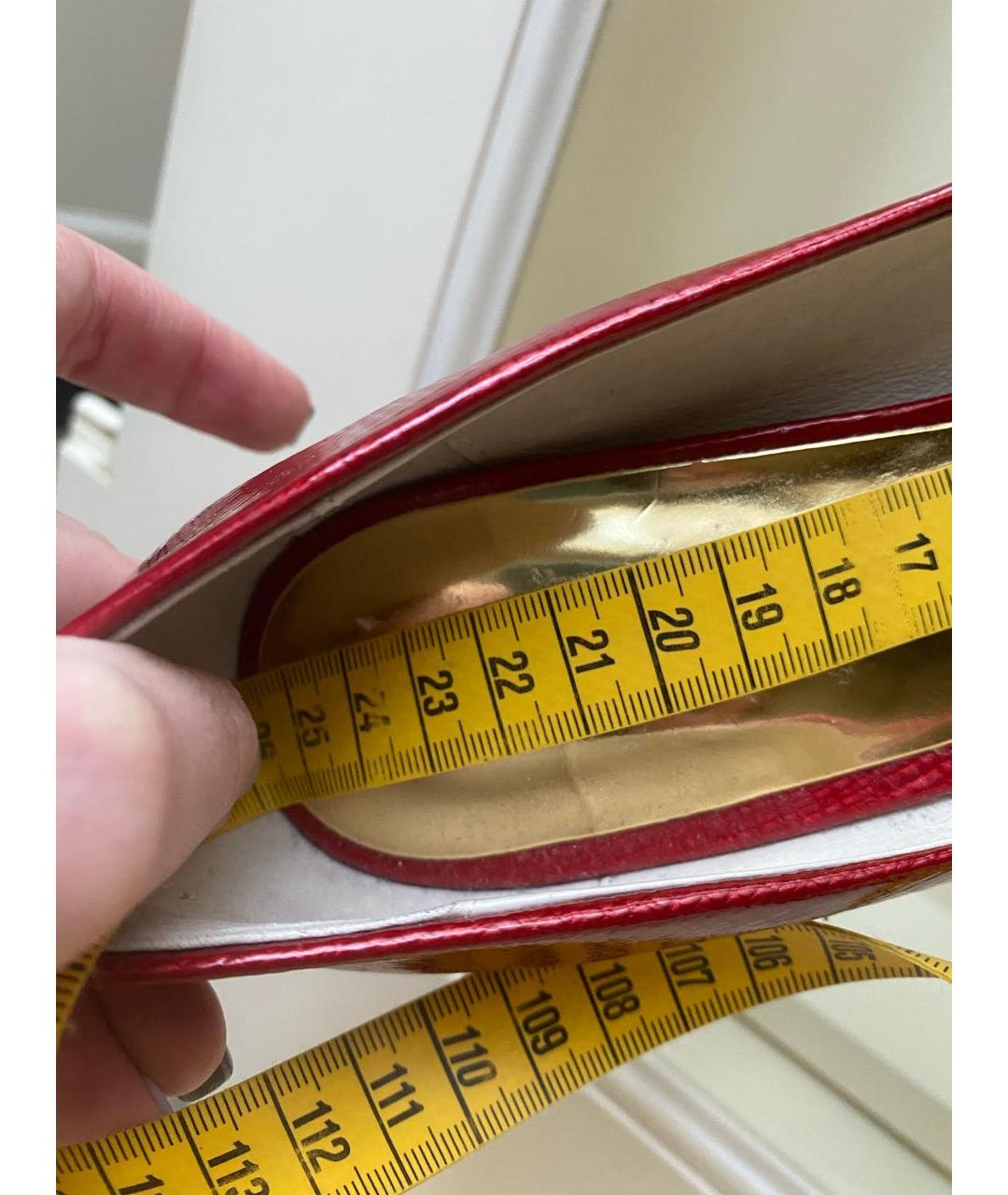MICHAEL MICHAEL KORS Бордовые туфли из лакированной кожи, фото 7