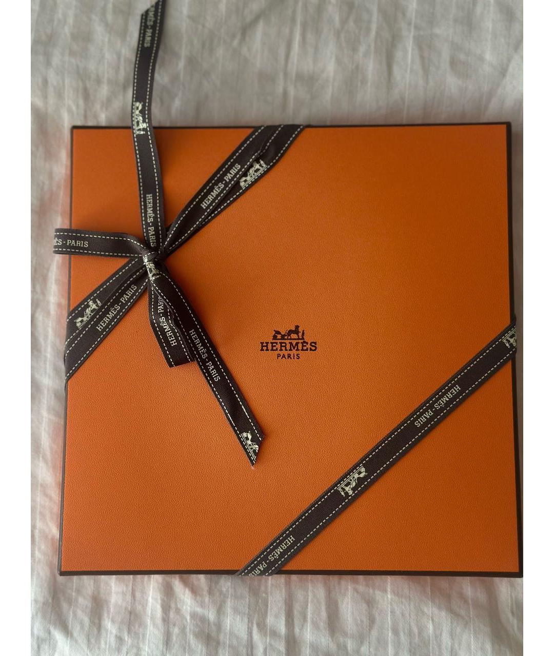 HERMES Мульти шелковый платок, фото 5