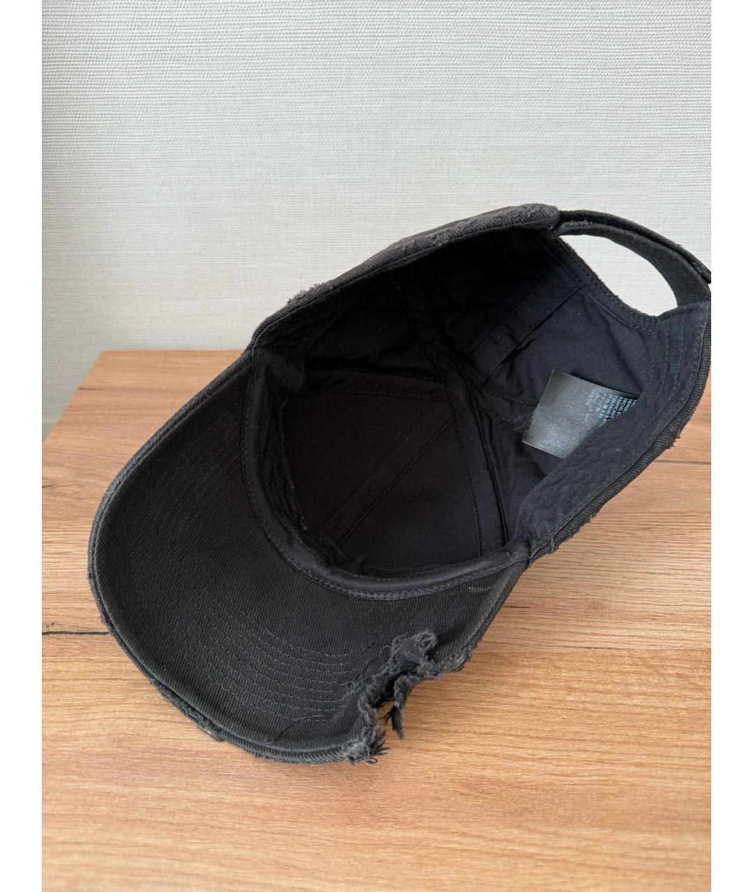 BALENCIAGA Антрацитовая хлопковая кепка/бейсболка, фото 6