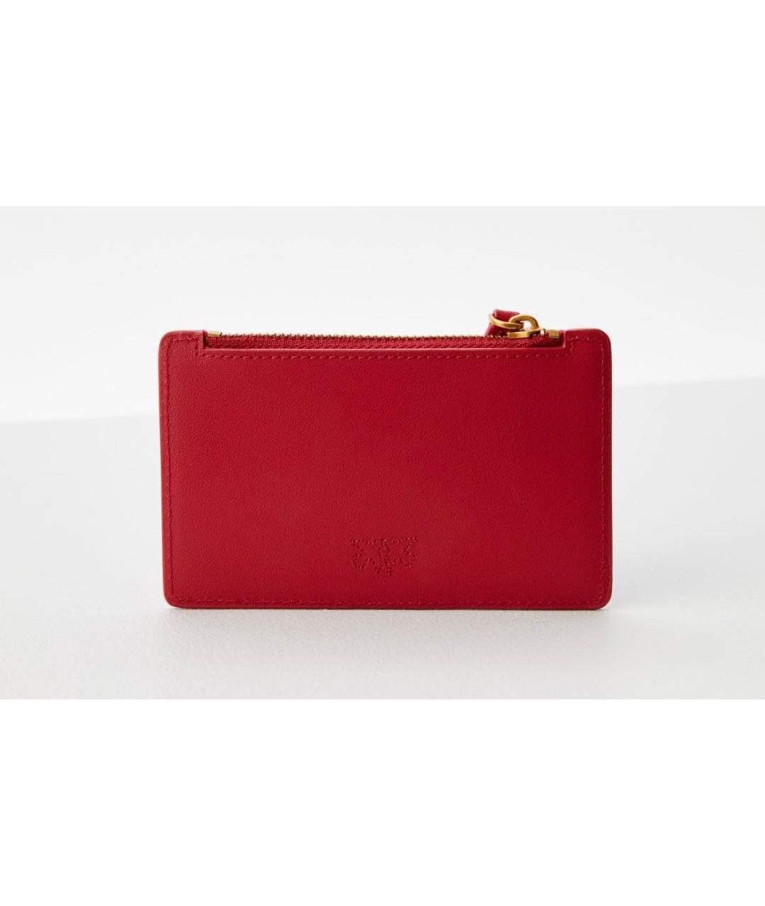PINKO Красный кожаный кошелек, фото 2