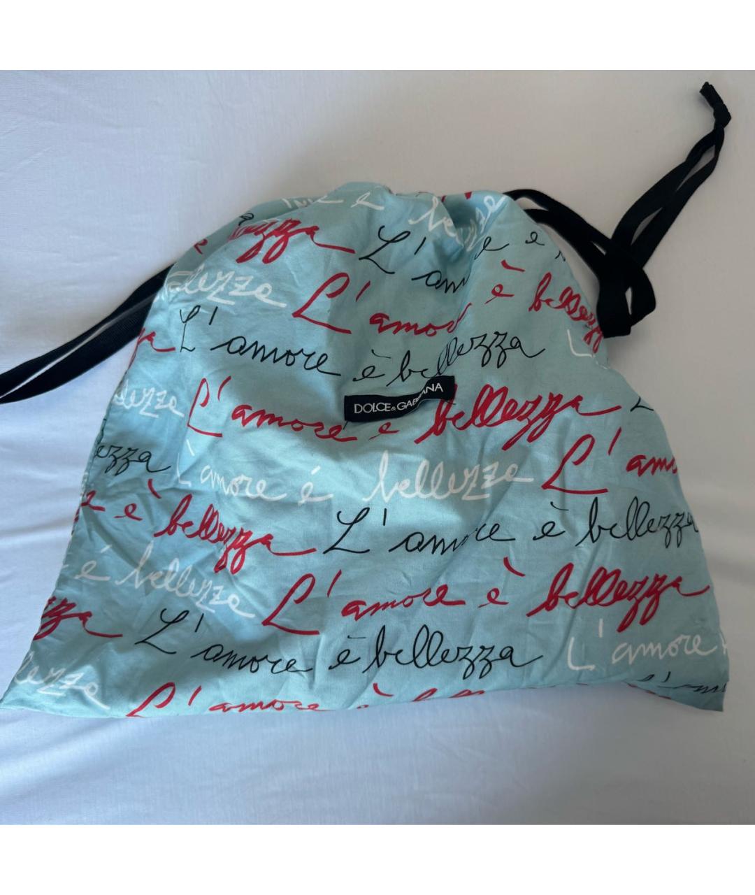 DOLCE&GABBANA Красная кожаная сумка с короткими ручками, фото 8