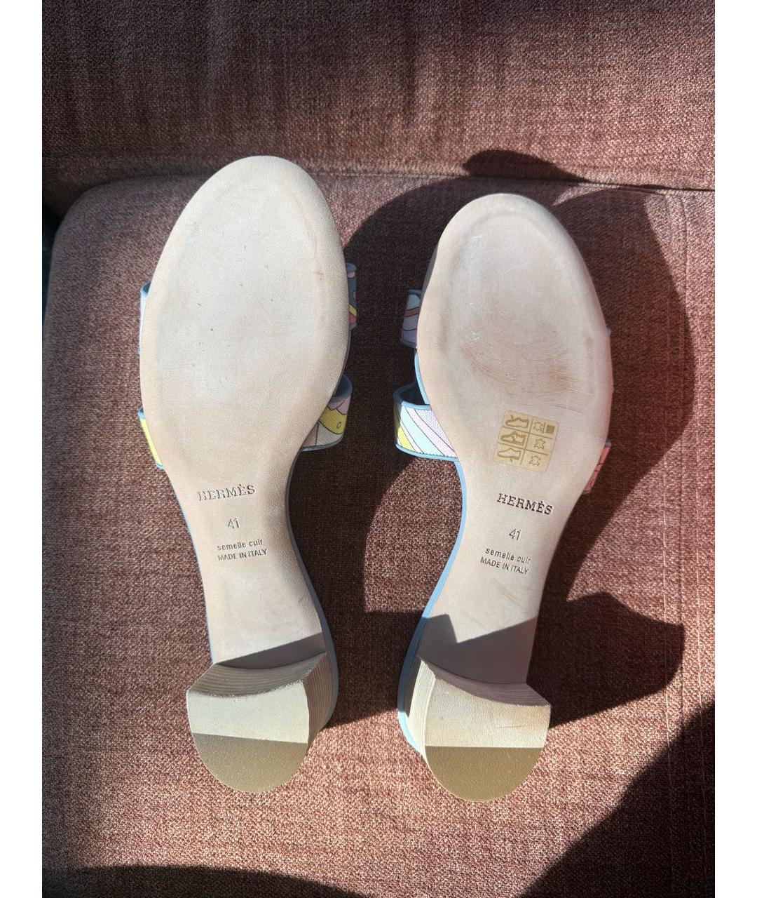 HERMES Мульти мюли, фото 5