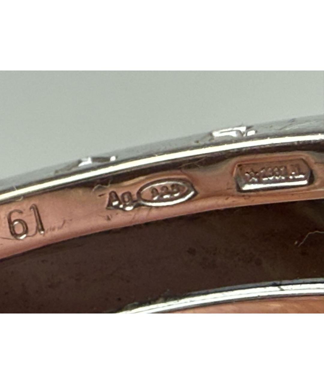 BVLGARI Черное серебряное кольцо, фото 6