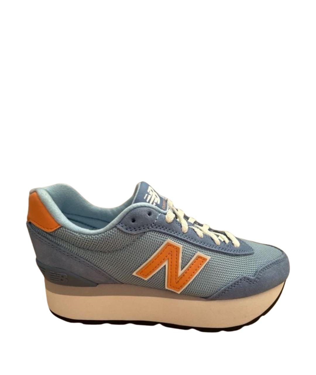 NEW BALANCE Голубые замшевые кроссовки, фото 1