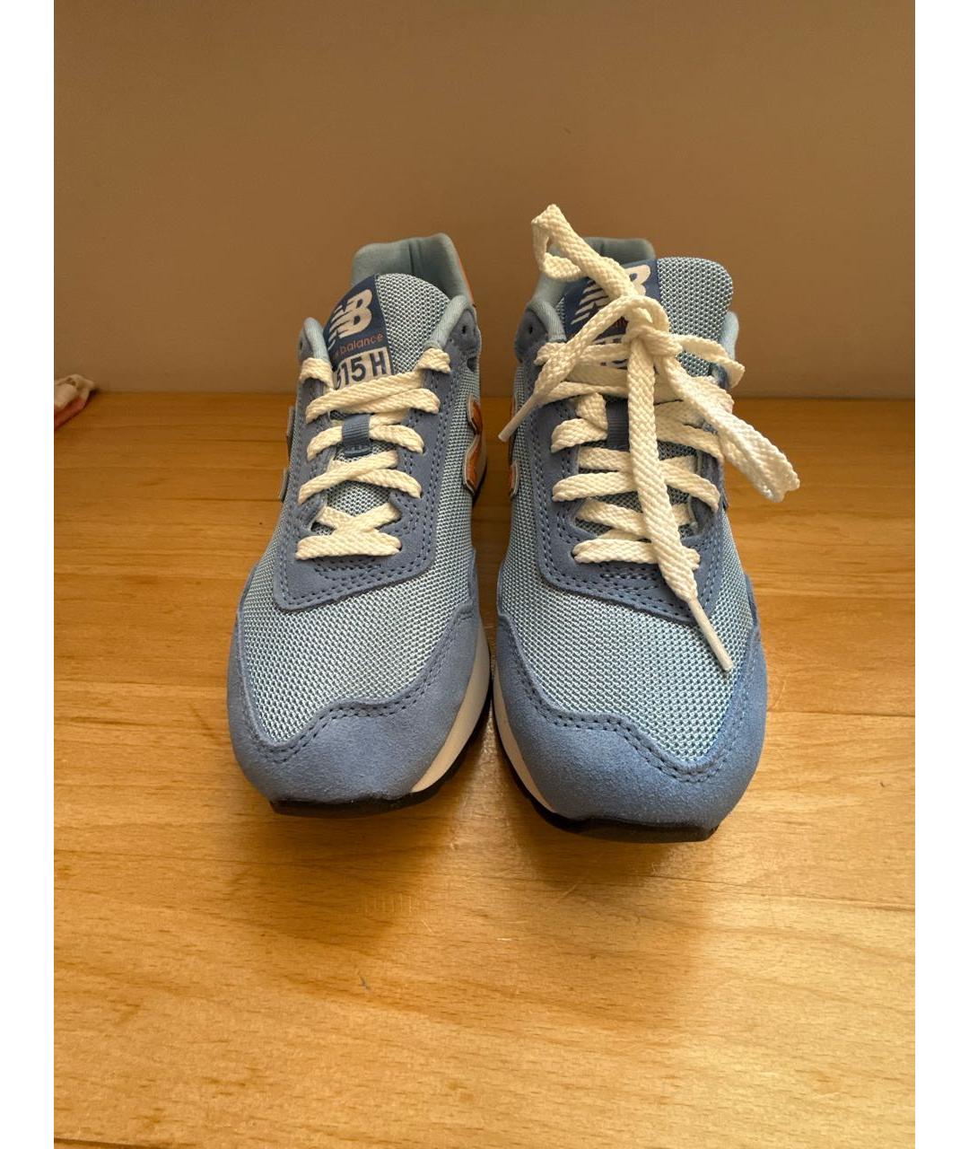 NEW BALANCE Голубые замшевые кроссовки, фото 2