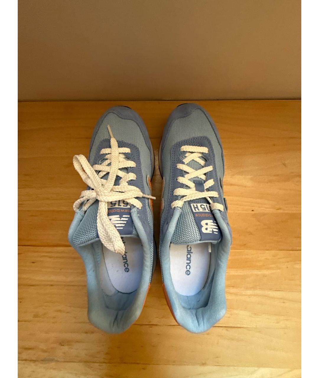 NEW BALANCE Голубые замшевые кроссовки, фото 3