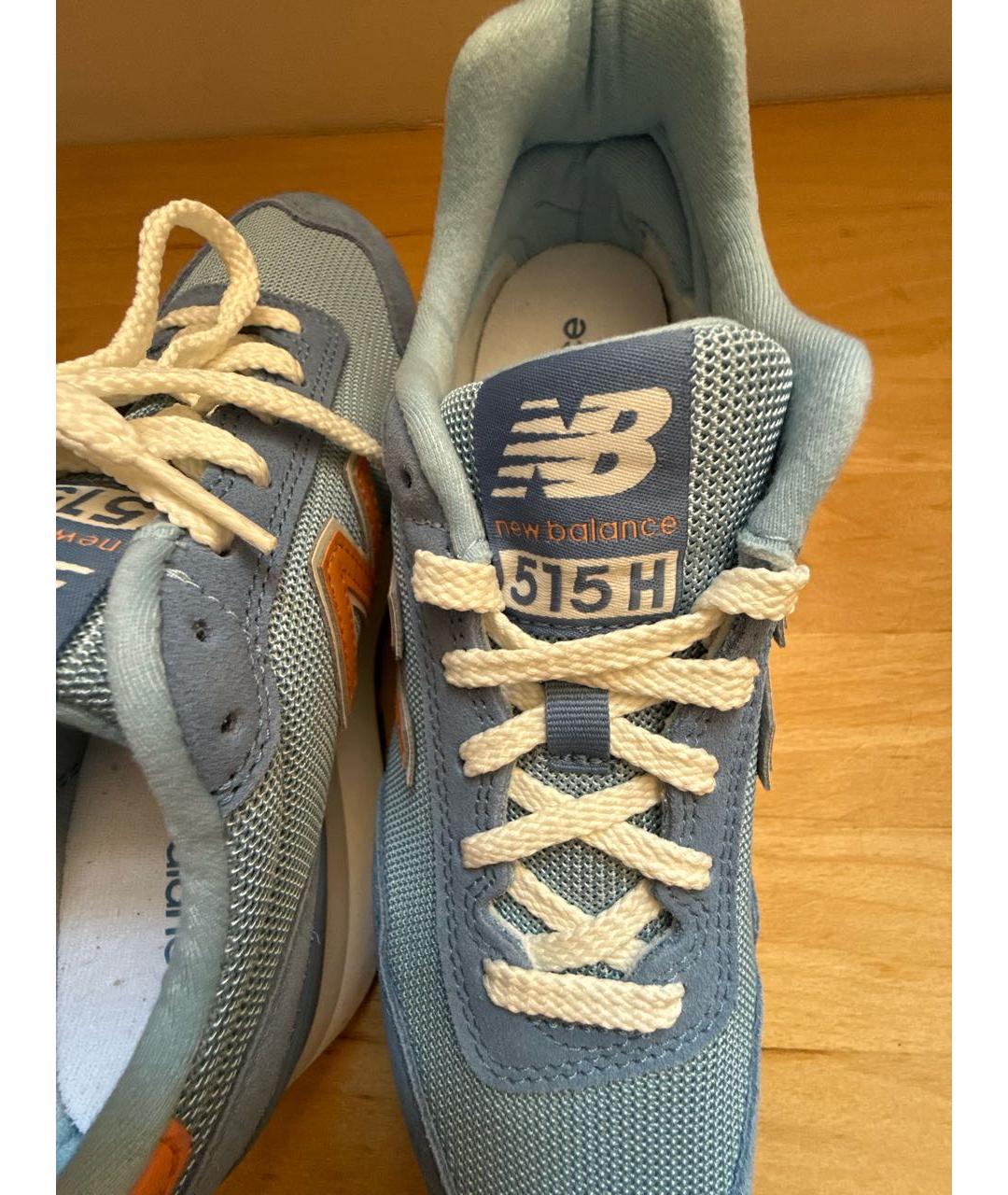 NEW BALANCE Голубые замшевые кроссовки, фото 6