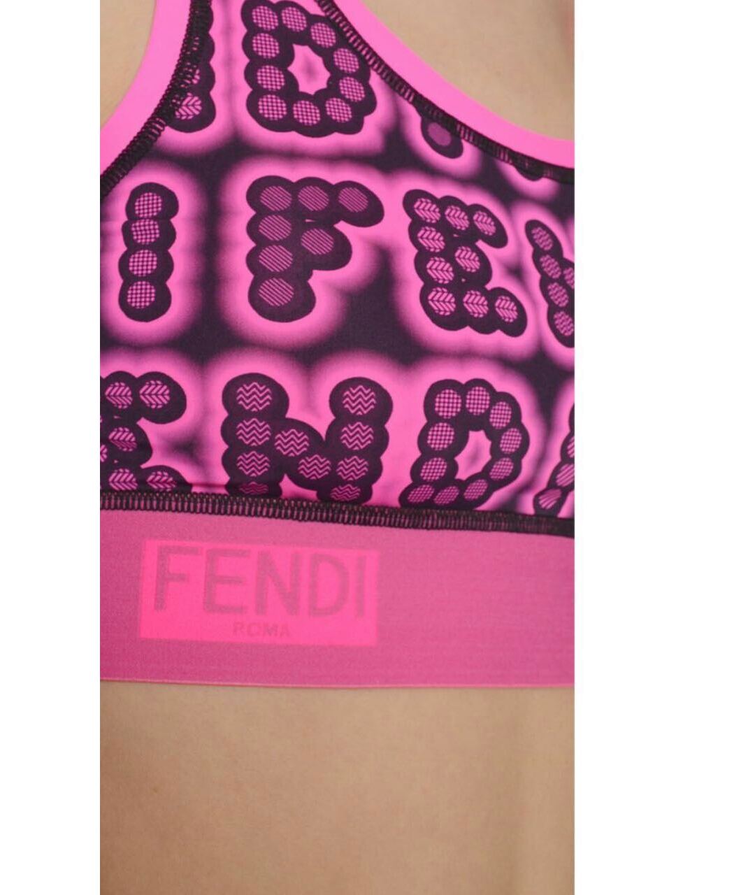 FENDI Розовый хлопко-эластановый спортивные костюмы, фото 5