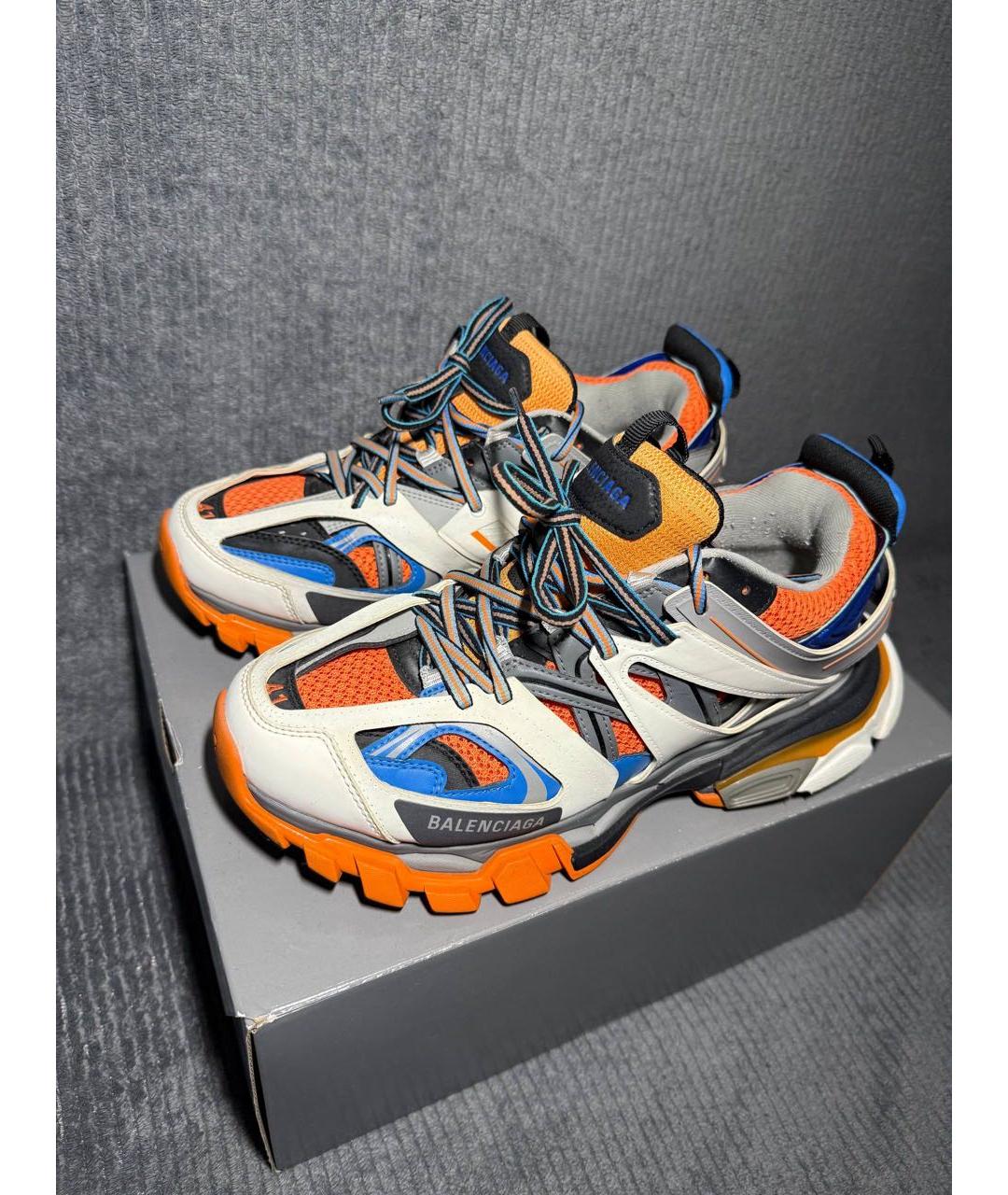 BALENCIAGA Мульти текстильные низкие кроссовки / кеды, фото 2