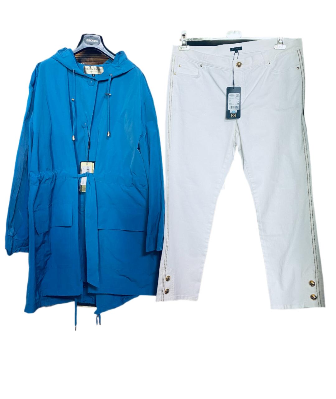 ESCADA Мульти хлопко-эластановый костюм с брюками, фото 8