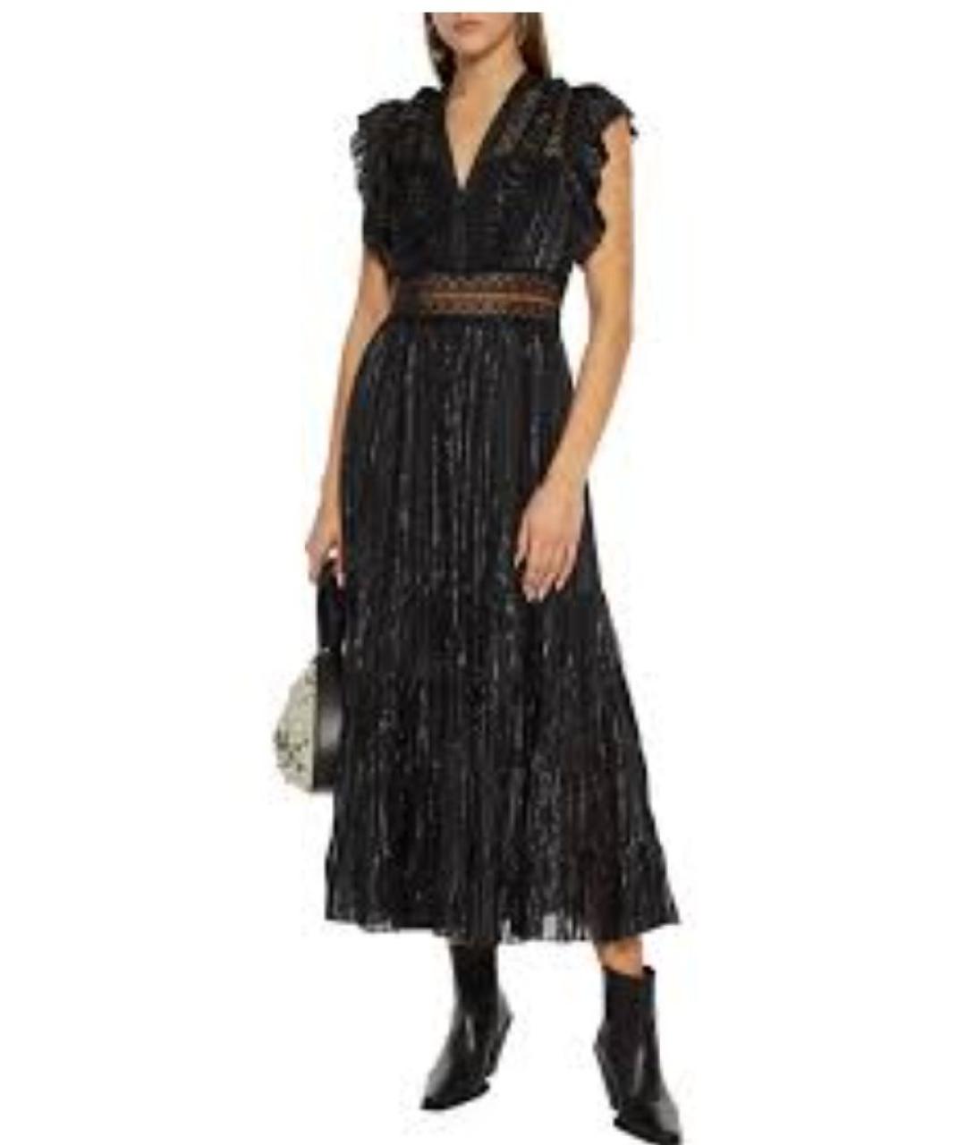 SANDRO Черное коктейльное платье, фото 9