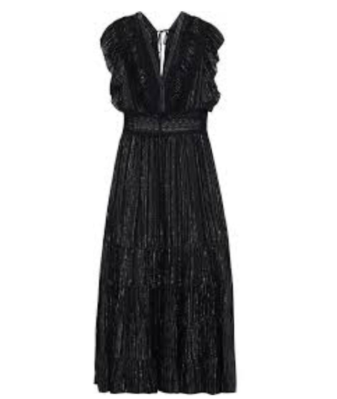 SANDRO Черное коктейльное платье, фото 2