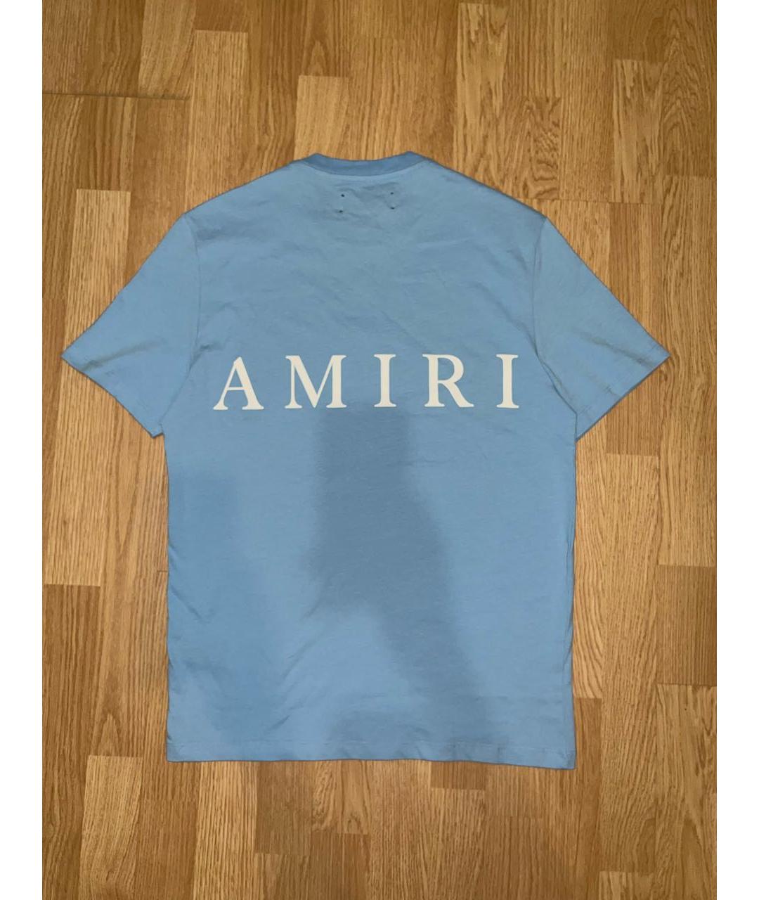 AMIRI Голубая футболка, фото 2