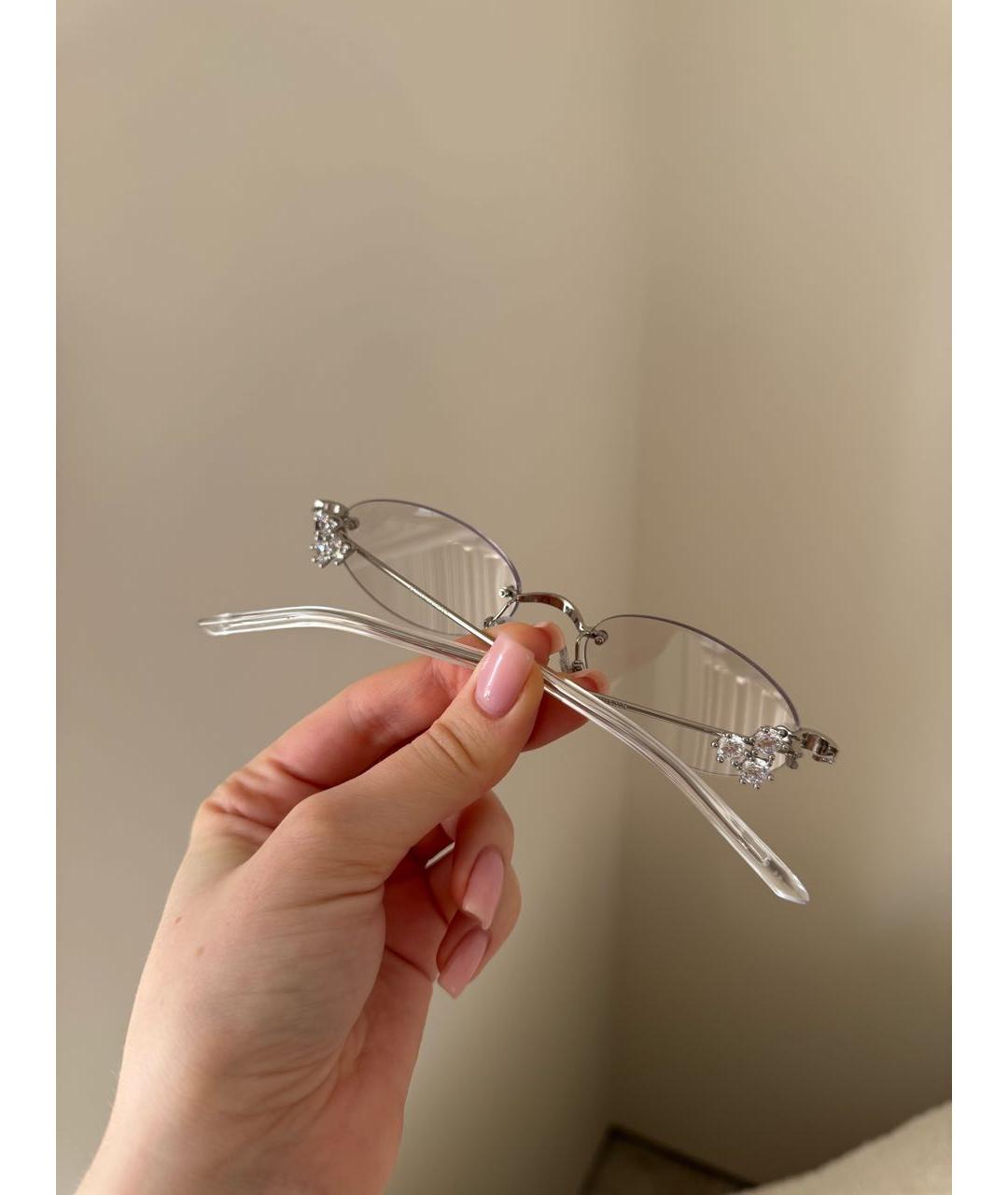 GENTLE MONSTER Серебряные металлические солнцезащитные очки, фото 6