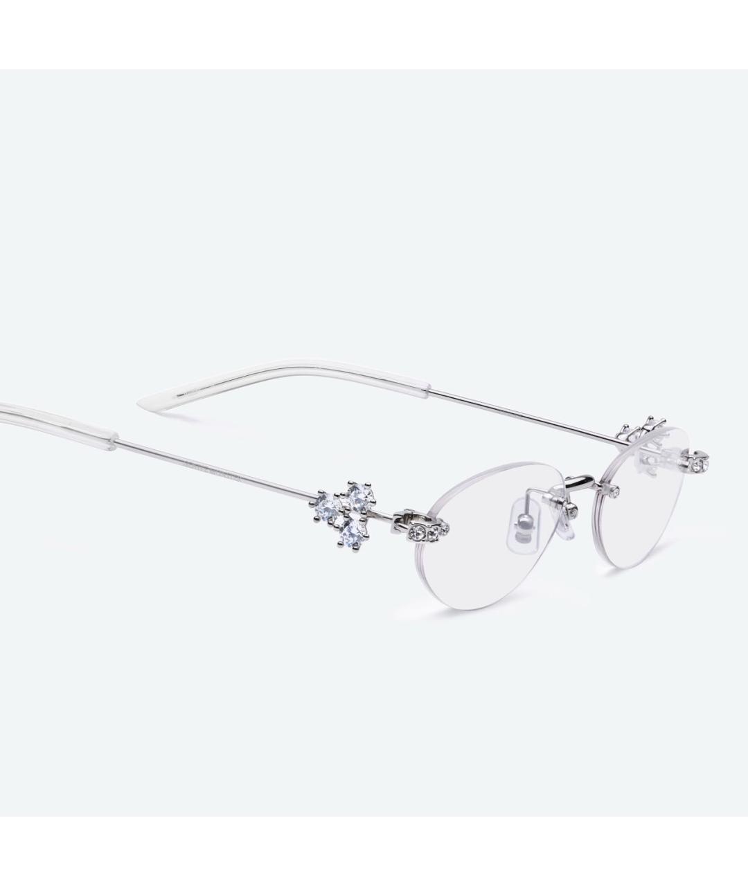 GENTLE MONSTER Серебряные металлические солнцезащитные очки, фото 3