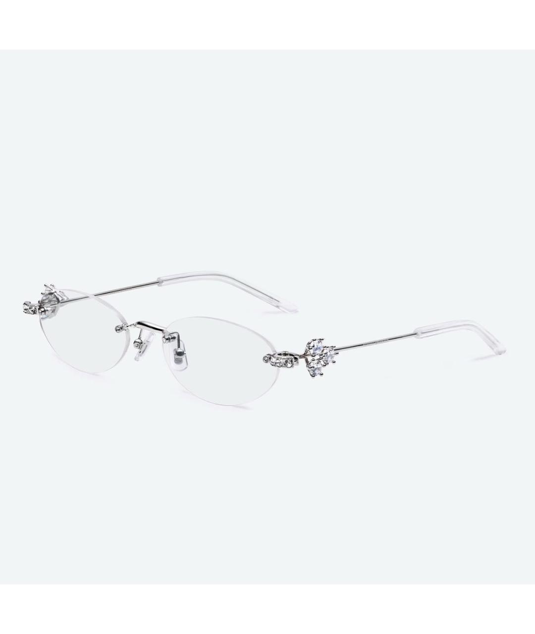 GENTLE MONSTER Серебряные металлические солнцезащитные очки, фото 9