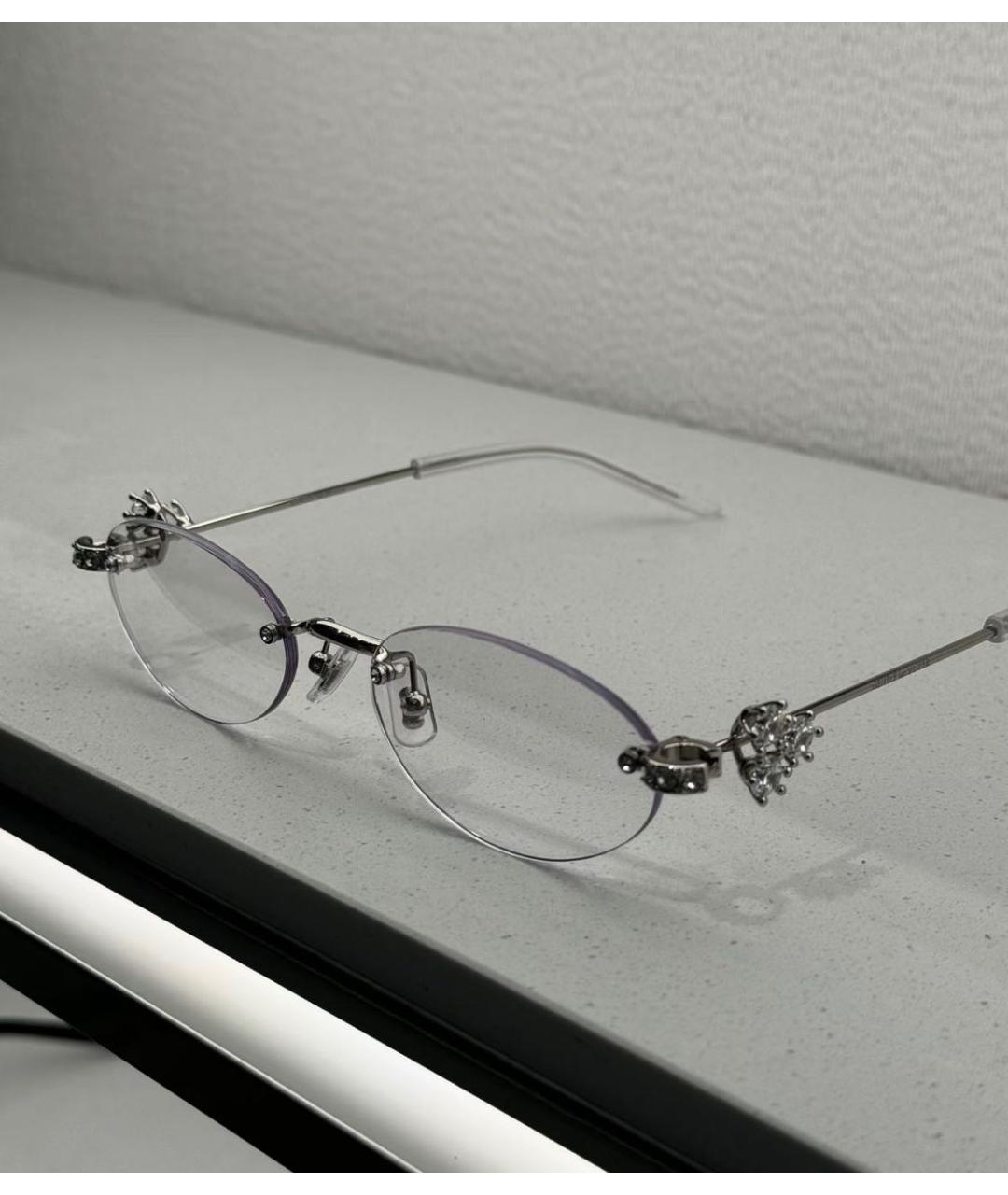 GENTLE MONSTER Серебряные металлические солнцезащитные очки, фото 7