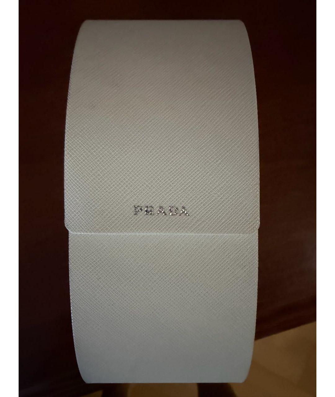 PRADA Черные пластиковые солнцезащитные очки, фото 5