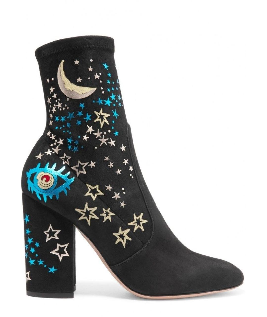 VALENTINO Черные текстильные ботильоны, фото 8