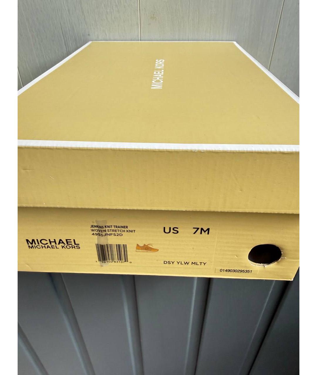 MICHAEL KORS Желтые кроссовки, фото 4