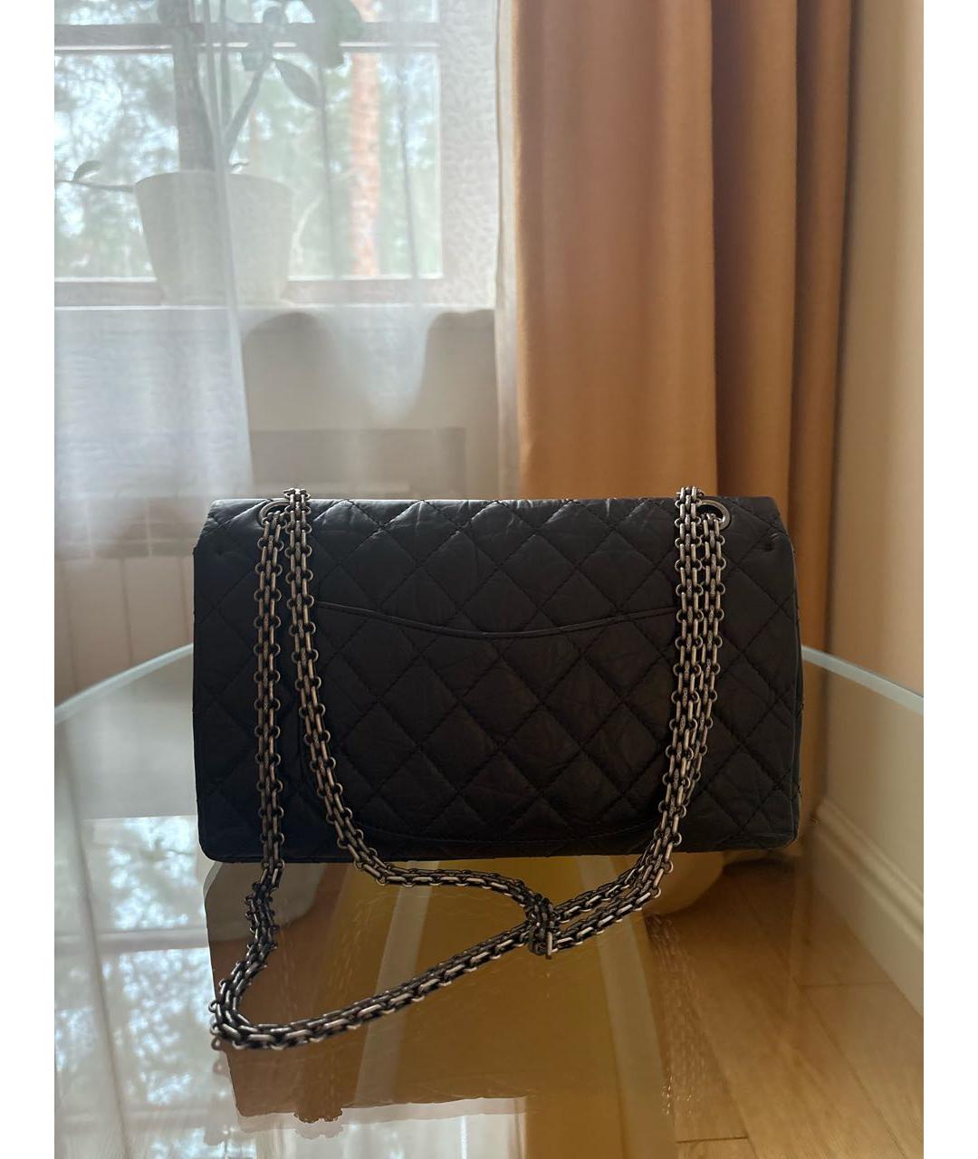 CHANEL Черная кожаная сумка через плечо, фото 3