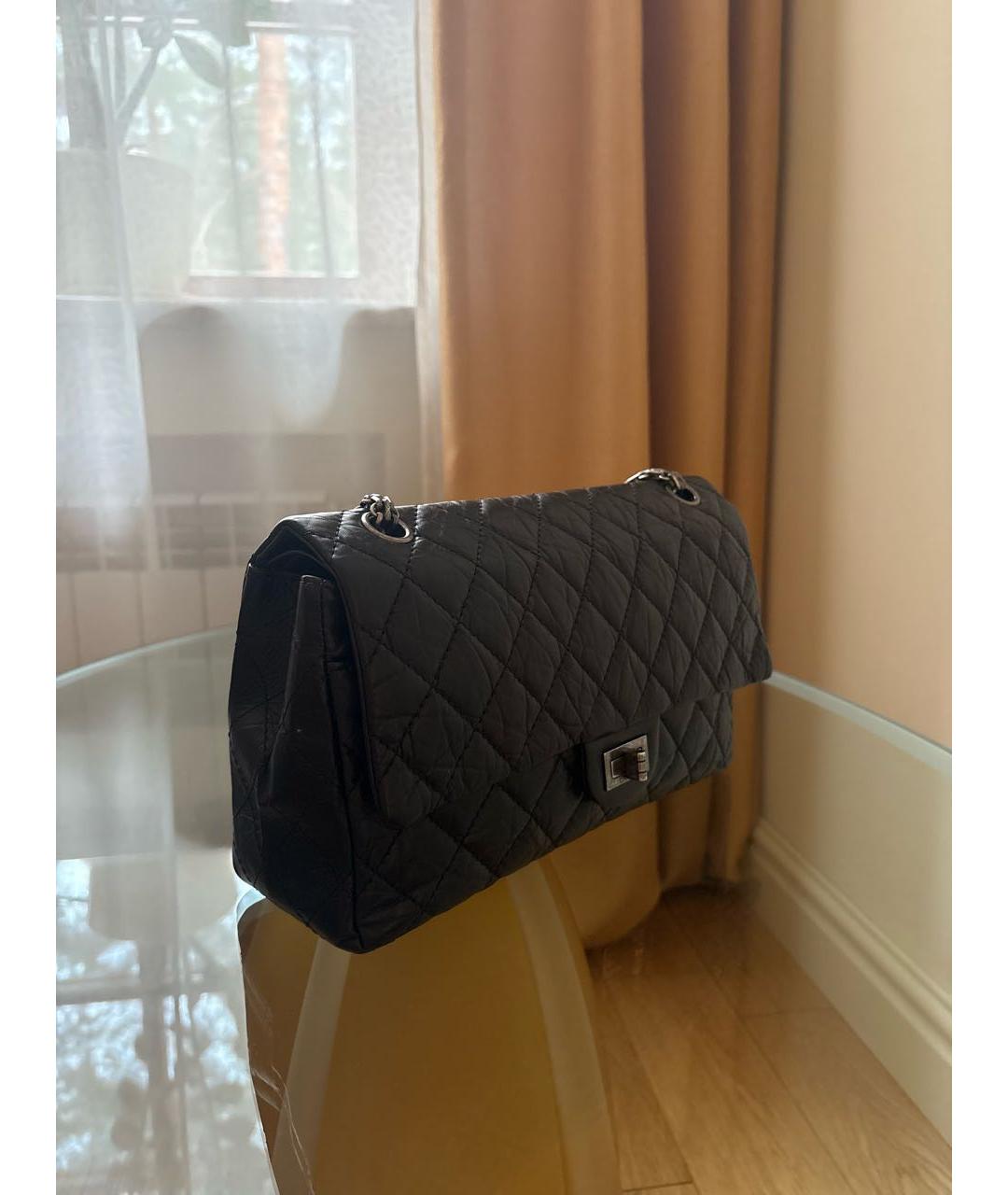 CHANEL Черная кожаная сумка через плечо, фото 2
