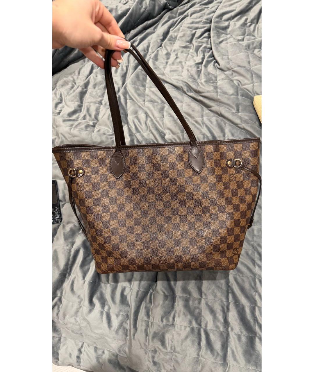 LOUIS VUITTON Коричневая сумка тоут, фото 2