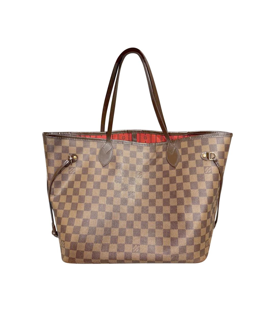 LOUIS VUITTON Коричневая сумка тоут, фото 10