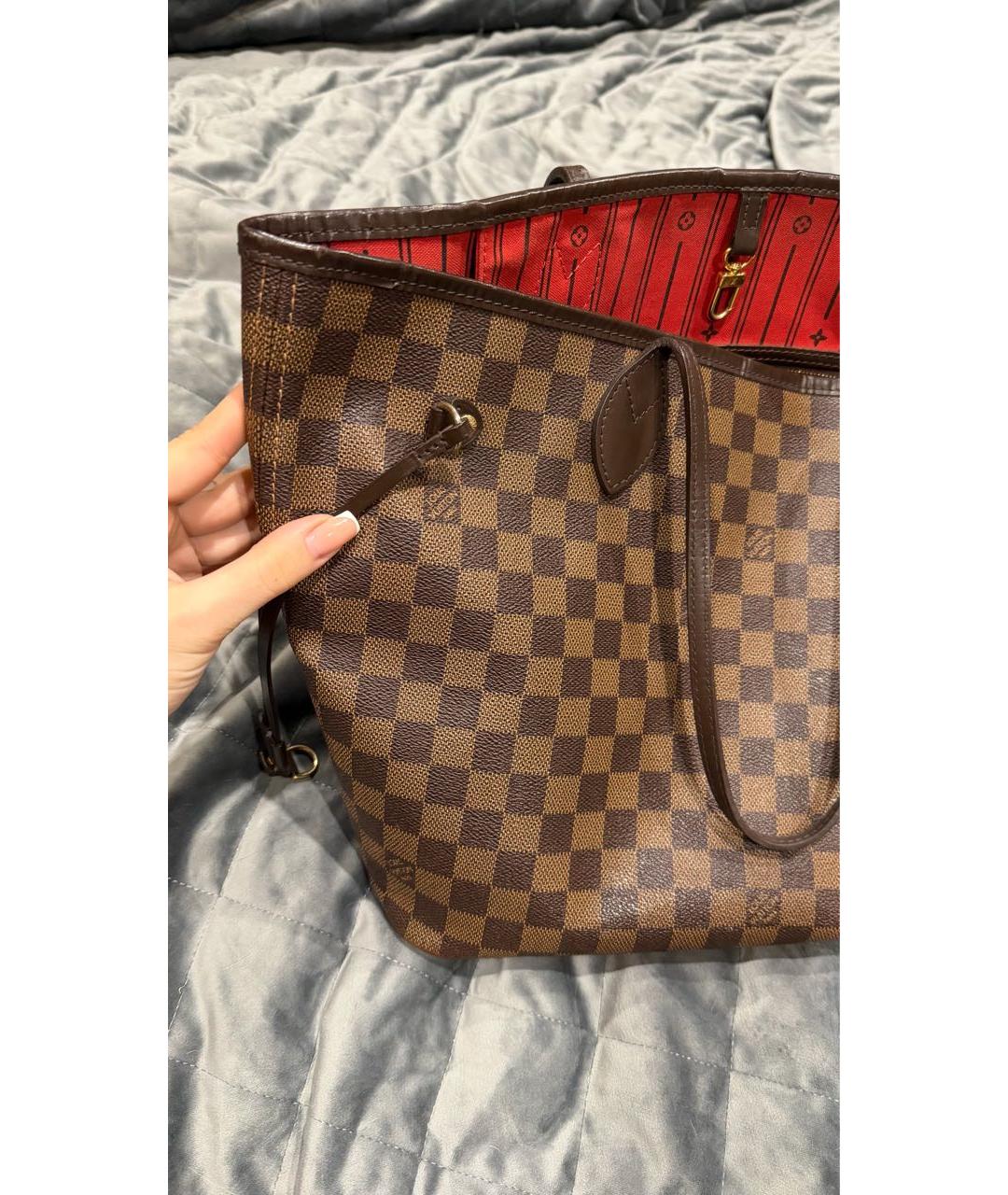 LOUIS VUITTON Коричневая сумка тоут, фото 4