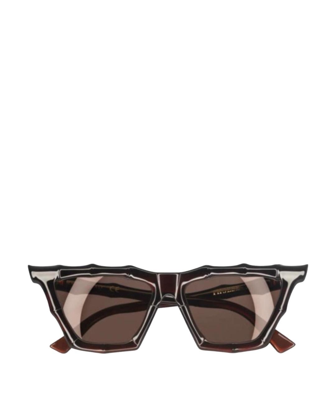 PHOEBE PHILO Хаки пластиковые солнцезащитные очки, фото 1